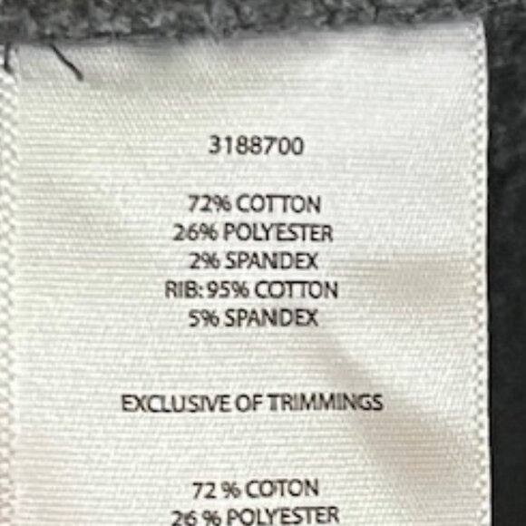 Closet Clearance Lole Dark Grey Full Zip Sweatshirt - Picture 6 of 8